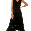 Aaliyah Dress - Check Burn Out