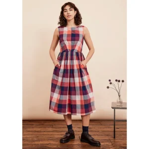 Abigail Dress - Cherry Plaid