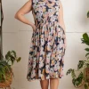 Abigail Dress - Summer Marigolds Floral