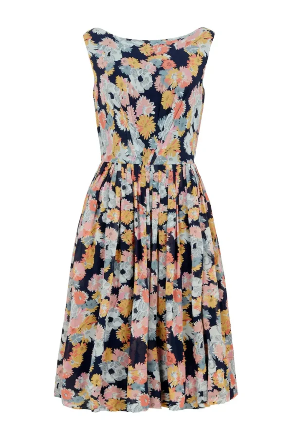 Abigail Dress - Summer Marigolds Floral
