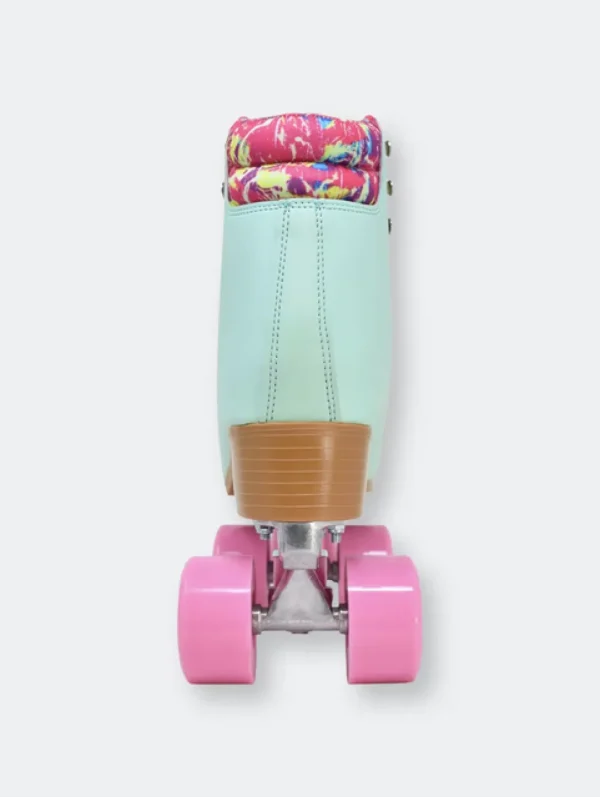 Adult Mint Quilted Roller Skates - Mint