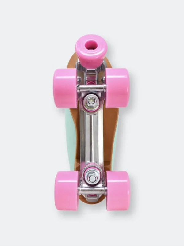 Adult Mint Quilted Roller Skates - Mint