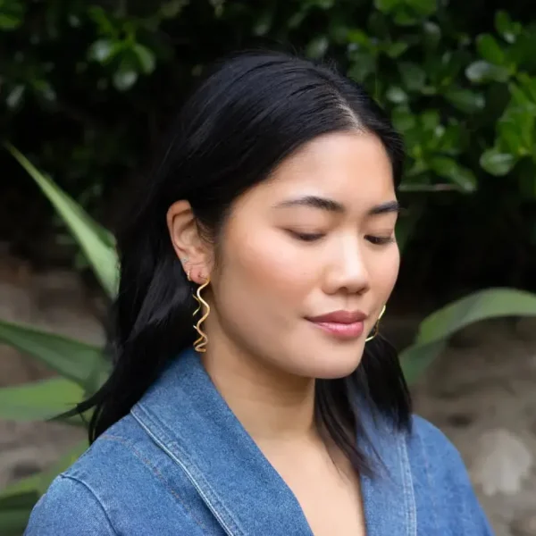 Alma Hoops - 18K Gold Plated