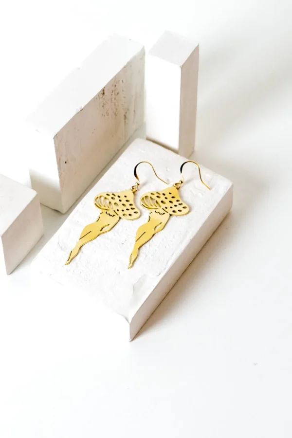 Amanita Mushroom Earrings