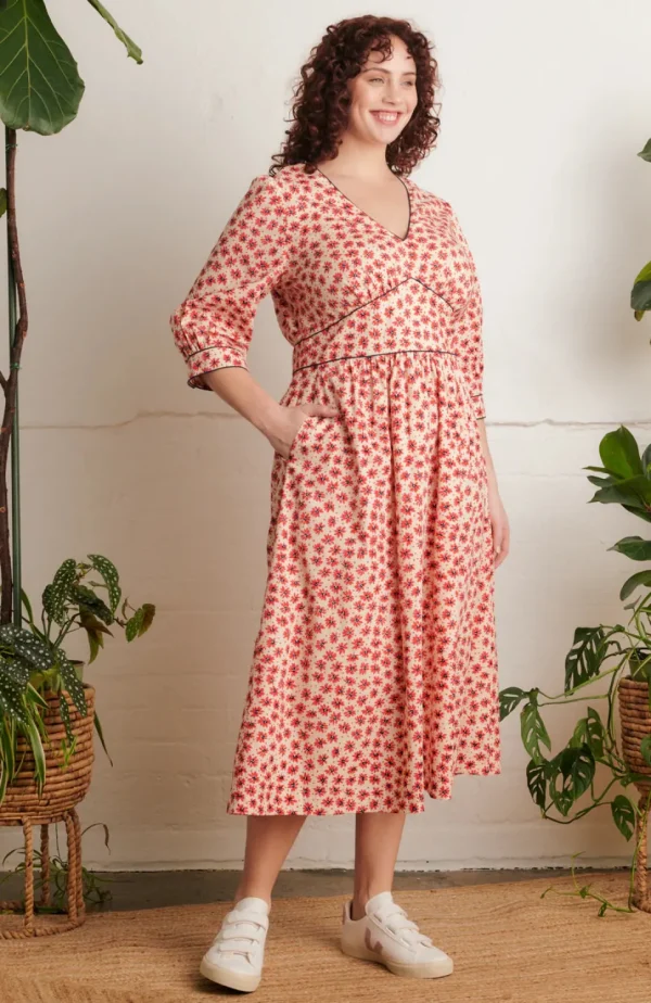 Amelia Dress - Wild Poppy
