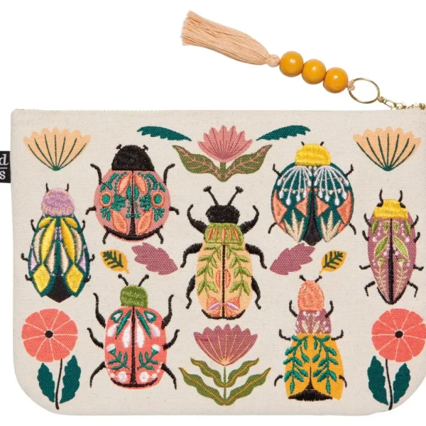 Amulet Large Zipper Pouch - Cream