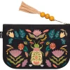 Amulet Large Zipper Pouch - Black