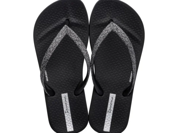Ana Sparkle Kids Flip Flop - Black