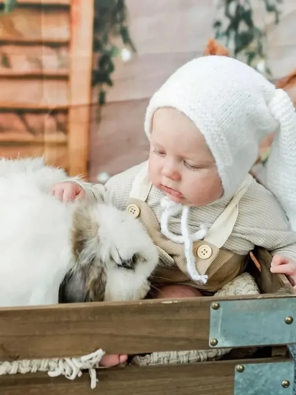 Angora Bunny Bonnet