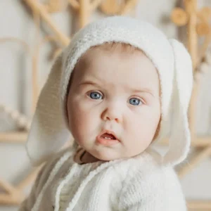 Angora Bunny Bonnet