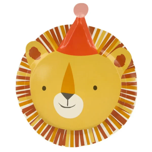 Animal Parade Die Cut Plates (x 8)