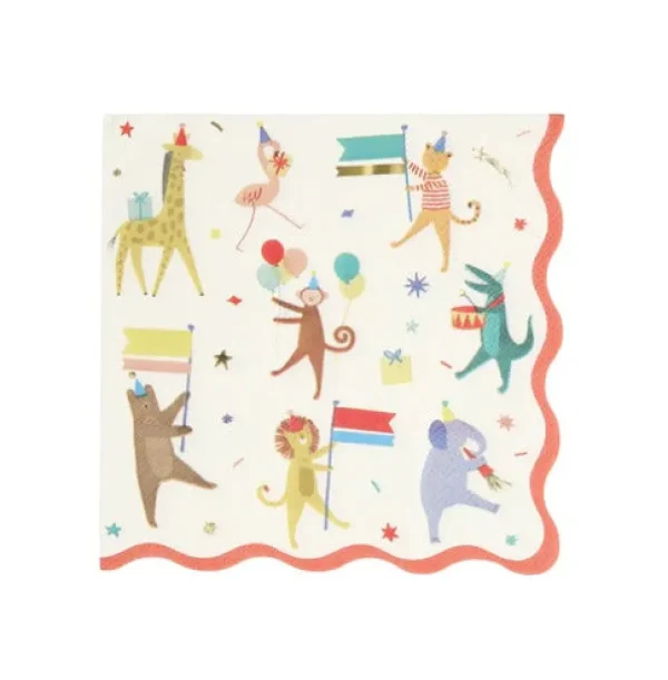 Animal Parade Large Napkins