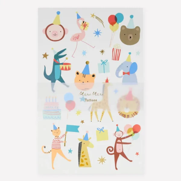 Animal Parade Tattoo Sheets (x 2 sheets)