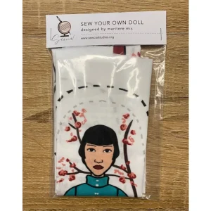 Anna May Wong DIY Doll Fabric