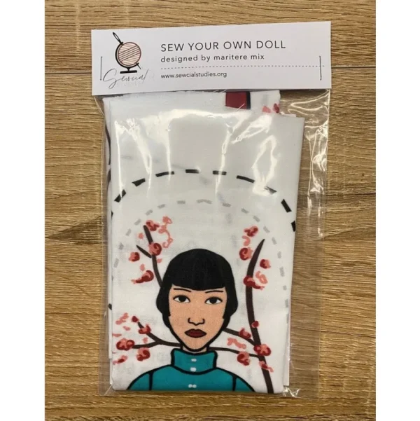 Anna May Wong DIY Doll Fabric