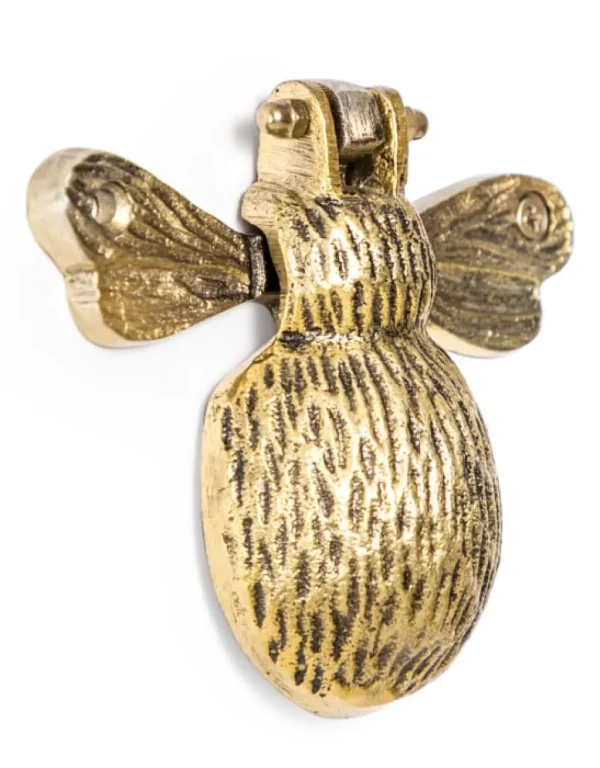 Antique Gold Bumble Bee Door Knocker