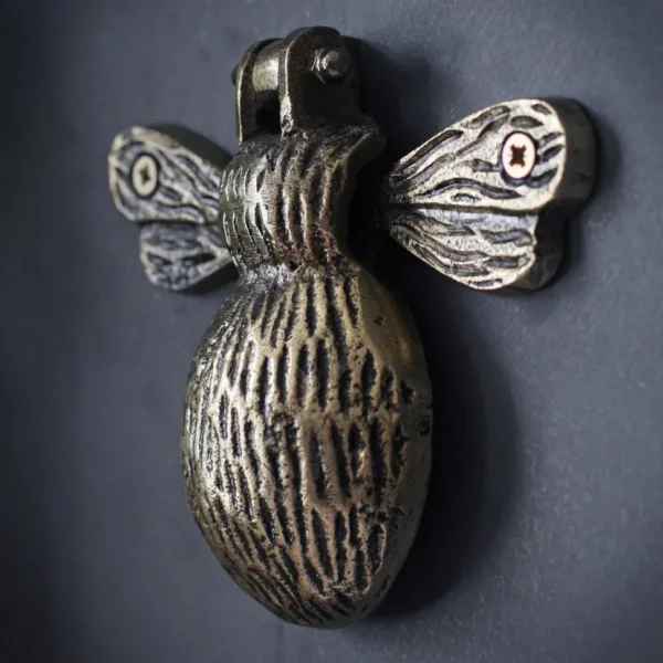 Antique Gold Bumble Bee Door Knocker