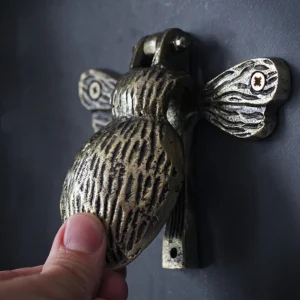 Antique Gold Bumble Bee Door Knocker