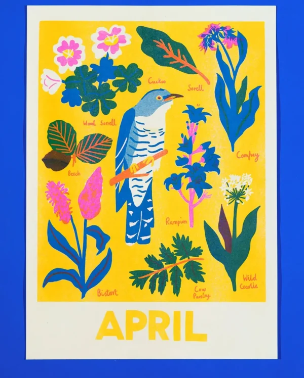 April Forage Print