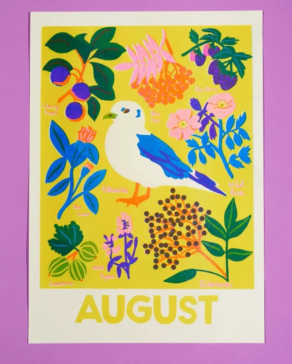 August Forage Print