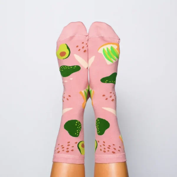 Avocado Toast Crew Socks - Women's