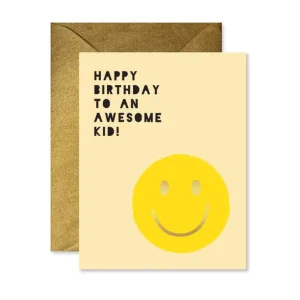 Awesome Kid Birthday Greeting Card