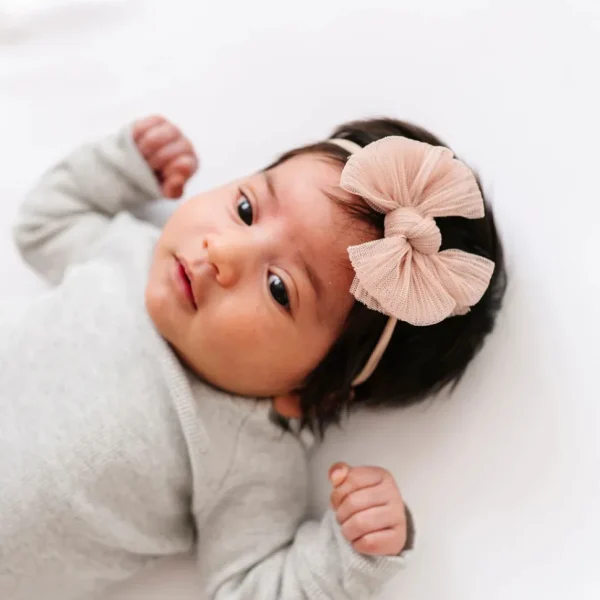 Baby Bling Tulle Baby Fab® Skinny Headbands - three colors