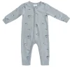 Baby Snap Romper- Orcas