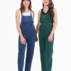 Babycord Overalls - Leaf