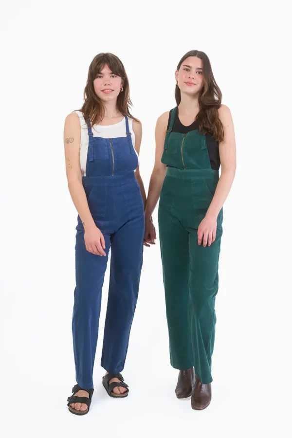 Babycord Overalls - Leaf