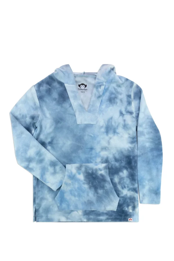 Baja Pullover - Sky Tie Dye