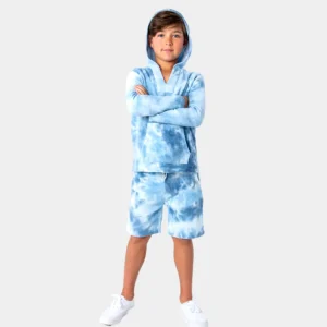 Baja Pullover - Sky Tie Dye