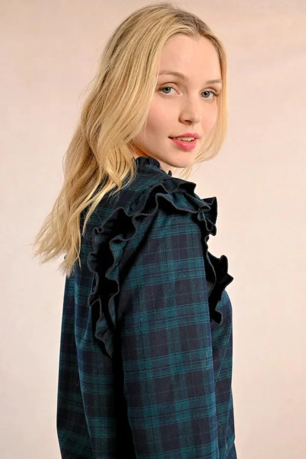 Balckwatch Plaid Top