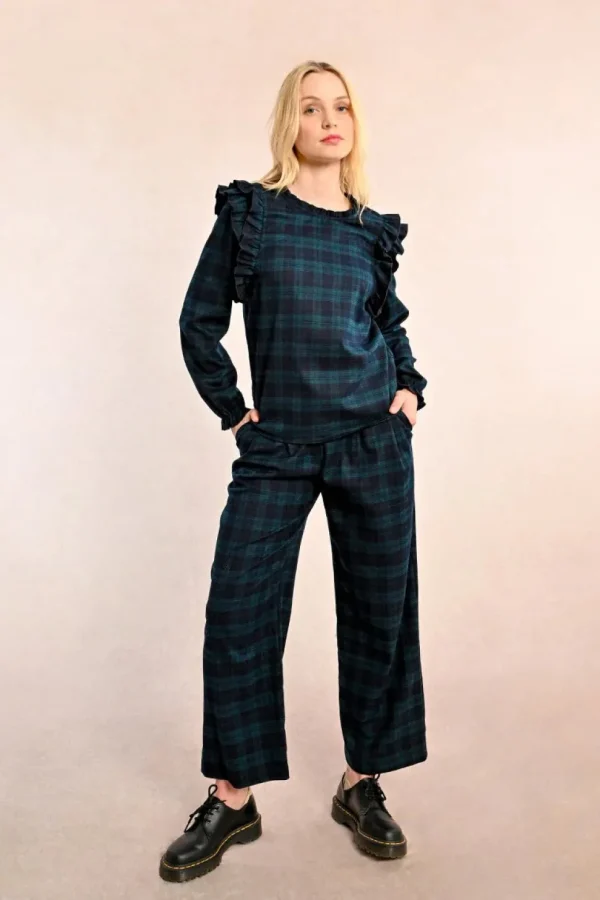Balckwatch Plaid Top