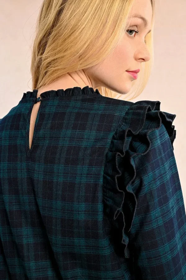 Balckwatch Plaid Top