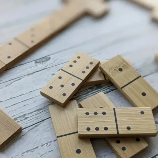 Bamboo Dominoes Set