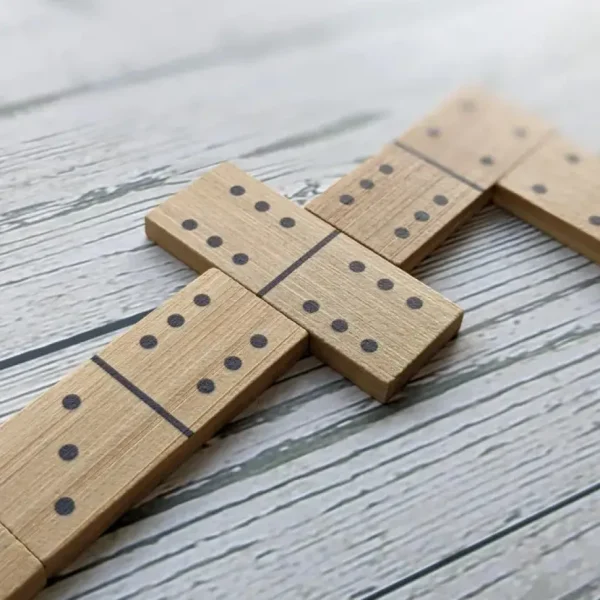 Bamboo Dominoes Set