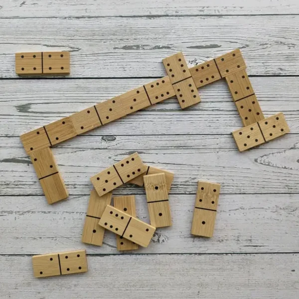Bamboo Dominoes Set