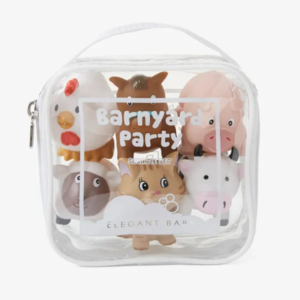 Barnyard Party Squirtie Baby Bath Toys