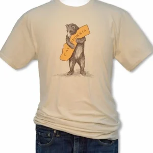 Bear Hugging California adult tee