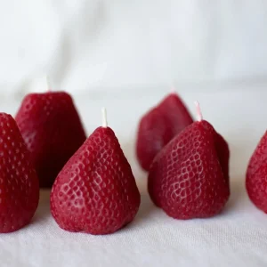 Beeswax Large Strawberries - Set of 2