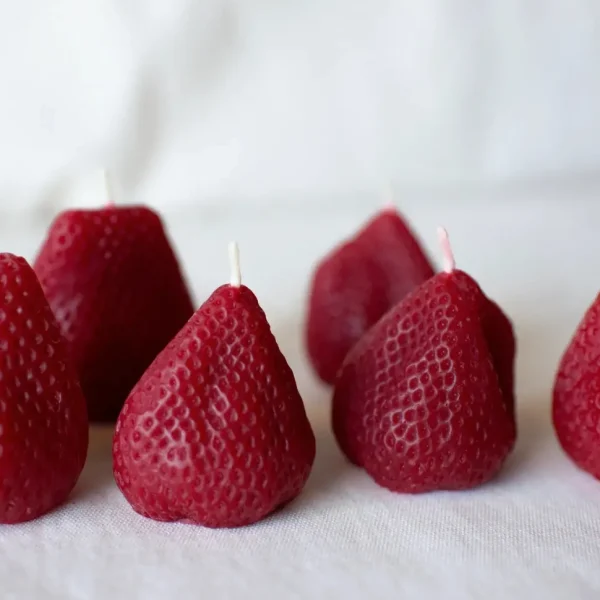 Beeswax Large Strawberries - Set of 2