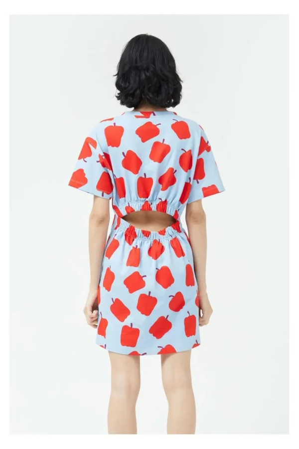 Bell Peppers Cut Out Dress