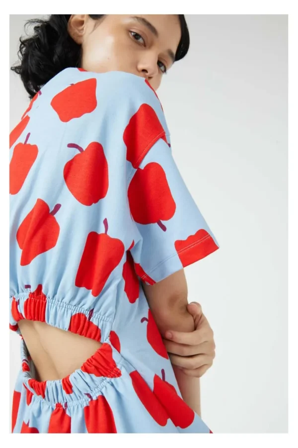 Bell Peppers Cut Out Dress