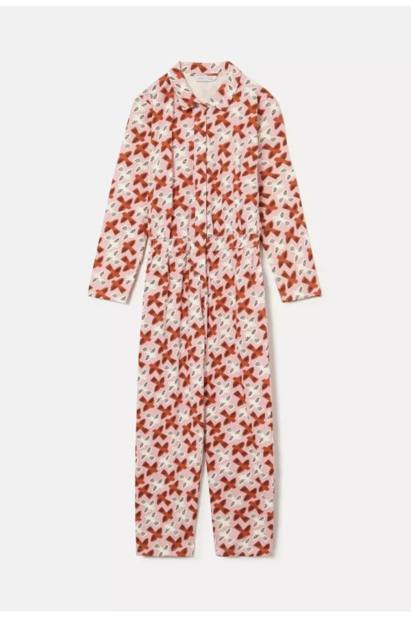 Bird Print Jumpsuit