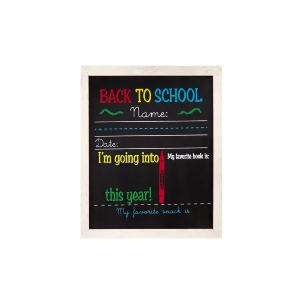 Birthday And School Chalkboard