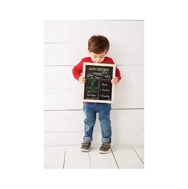 Birthday And School Chalkboard