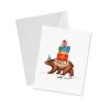 Birthday Bear Card - Party Animal