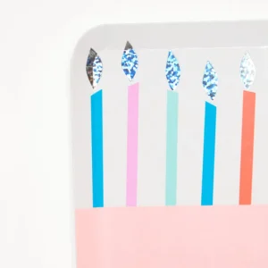 Birthday Cake Plates (x 8)