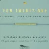 Birthday Celebration Bracelet (Ages 21, 30, 40, 50)